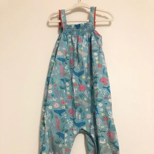 Mini Boden Playsuit / Romper Ocean Print